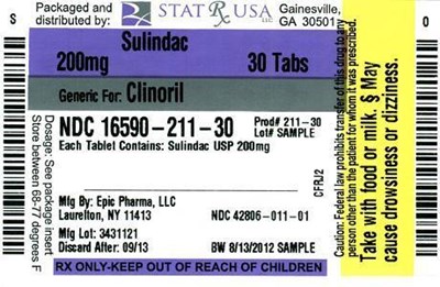 Sulindac 200 mg Label Image (Sulindac 200 mg Label)